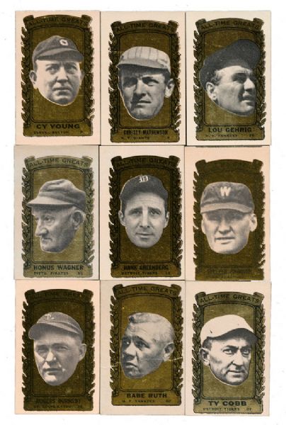 1963 BAZOOKA ALL-TIME GREAT COMPLETE SET OF 41