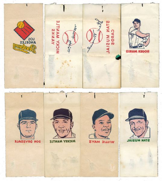 1960 TOPPS TATTOOS COMPLETE SET OF 96