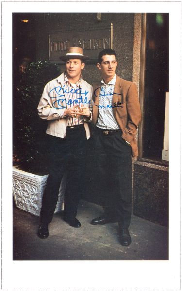 MICKEY MANTLE AND BILLY MARTIN SIGNED 6" BY 10" PHOTO