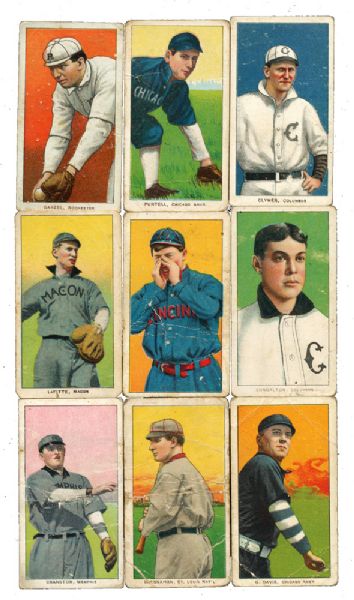 1909-11 T206 LOT OF 94 (83 DIFFERENT)