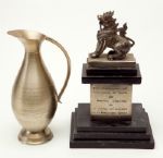 PAIR OF 1970 FOREIGN AWARDS PRESENTED TO RED AUERBACH