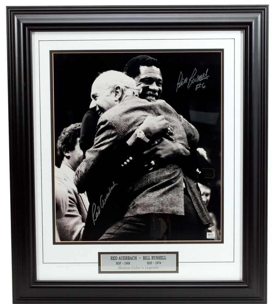 Lot Detail - Bill Russell and Red Auerbach Signed 16x20 Photo
