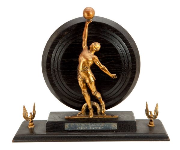 RED AUERBACHS 1958 NBA EAST-WEST ALL-STAR GAME TROPHY (GAME WINNING COACH)