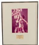 JULIUS "DR. J" ERVINGS 1976 ABA CHAMPIONSHIP SERIES MVP PRESENTATION PHOTOGRAPH FROM SPORT MAGAZINE
