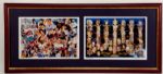 RED AUERBACHS JEWISH SPORTS HEROES FRAMED LITHOGRAPH