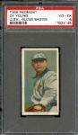 1909-11 T206 CY YOUNG (CLEVELAND, GLOVE SHOWS) VG-EX PSA 4 