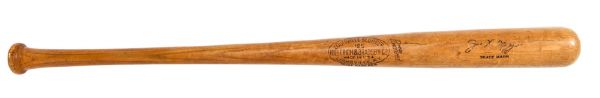 INCREDIBLE 1941 JOE DIMAGGIO GAME USED BAT AUTOGRAPHED BY THE 1941 YANKEES TEAM WITH EXCEPTIONAL PROVENANCE 