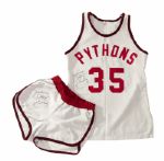 JULIUS "DR. J" ERVINGS SCREEN WORN PITTSBURGH PYTHONS UNIFORM FROM THE 1979 FILM "THE FISH THAT SAVED PITTSBURGH"