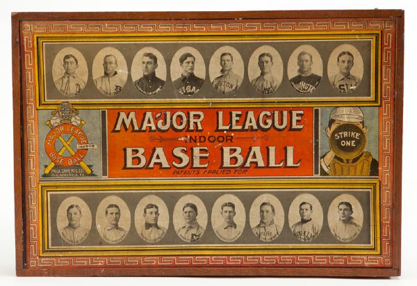 1910-12 MAJOR LEAGUE INDOOR BASE BALL PARLOR GAME