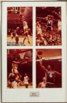 1976 JULIUS ERVING SPORT MAGAZINES MAN OF THE YEAR FRAMED DISPLAY