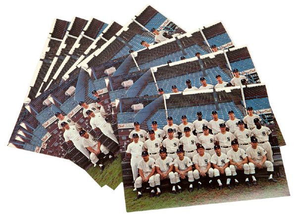 1969 SYRACUSE CHIEFS LOT OF 10 5 1/2" BY 7" POSTCARDS WITH THURMAN MUNSON
