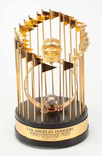 1988 LOS ANGELES DODGERS WORLD SERIES TROPHY