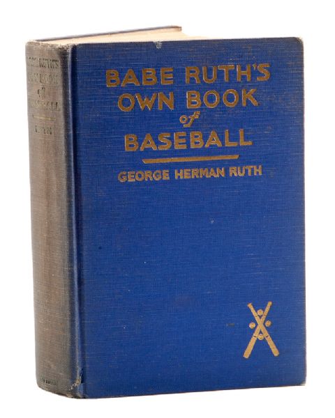 1928 BABE RUTH AUTOGRAPHED LIMITED EDITION COPY OF BABE RUTHS BOOK OF BASEBALL