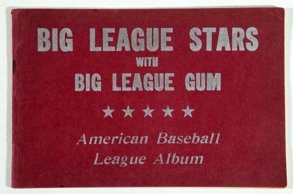 1934 GOUDEY AMERICAN LEAGUE BASEBALL CARD ALBUM
