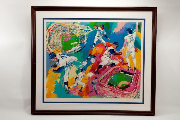 1990 DODGERS CENTENNIAL LIMITED EDITION SERIGRAPHY BY LEROY NEIMAN