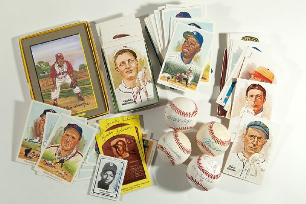 HALL OF FAME AUTOGRAPH COLLECTION WITH NEGRO LEAGUE EMPHASIS