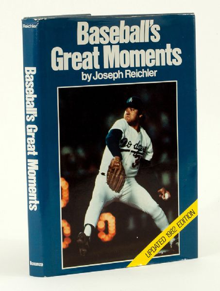 BASEBALLS GREATEST MOMENTS HARDCOVER BOOK SIGNED BY MICKEY MANTLE TWICE AND OTHERS