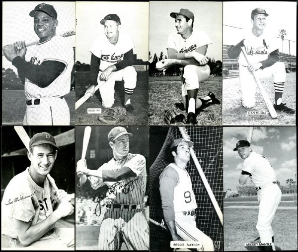1950S - 80S MOSTLY J. D. MCCARTHY BASEBALL POSTCARD LOT OF 716 DIFFERENT