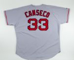 1996 JOSE CANSECO GAME USED BOSTON RED SOX ROAD JERSEY