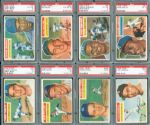 1956 TOPPS BASEBALL PSA GRADED PARTIAL SET (274/340) - MOST VG TO EX-MT