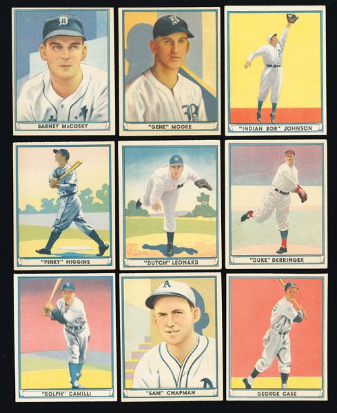 1941 PLAY BALL BASEBALL LOT OF 20 DIFFERENT