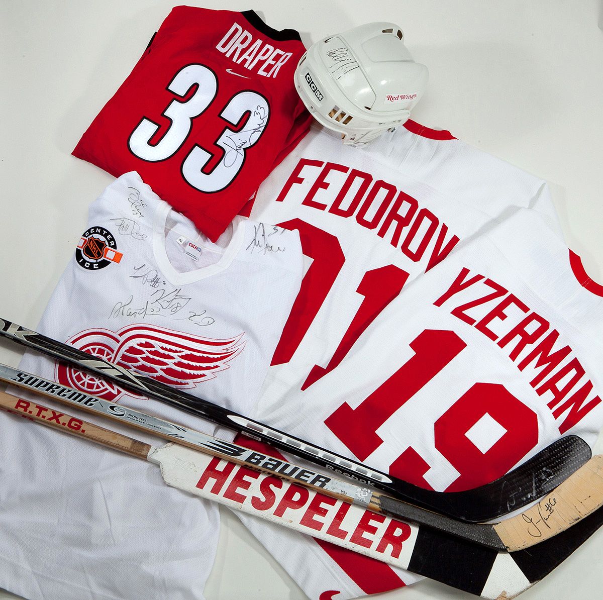 Steve Yzerman Autographed Detroit Red Wings Red CCM Jersey