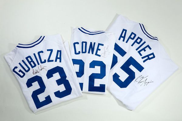 KANSAS CITY ROYALS AUTOGRAPHED JERSEY COLLECTION OF THREE