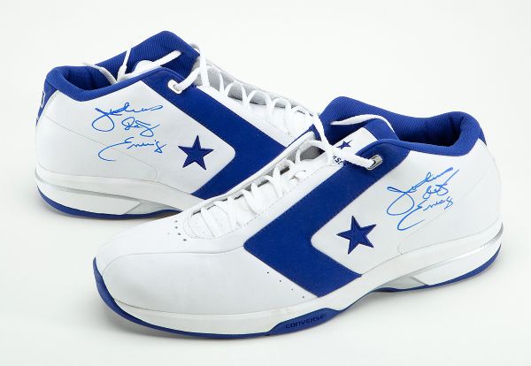 PAIR OF JULIUS "DR. J" ERVINGS AUTOGRAPHED CONVERSE ALL-STAR SNEAKERS