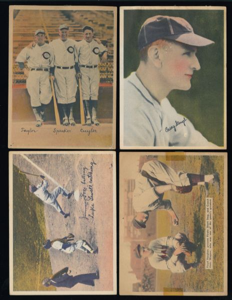 1936 R312 LOT OF 35 INC. WAGNER/VAUGHAN, STENGEL, COCHRANE, DICKEY, FOXX/SEWELL, AND OTHER HALL OF FAMERS