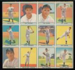 1941 PLAY BALL PAPER VERSION COMPLETE SET OF 24 ON TWO SHEETS