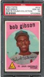 1959 TOPPS #514 BOB GIBSON GEM MINT PSA 10 (1/3) - DMITRI YOUNG COLLECTION
