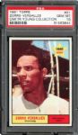 1961 TOPPS #21 ZOLIO VERSALLES GEM MINT PSA 10 (1/4) - DMITRI YOUNG COLLECTION