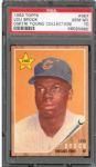 1962 TOPPS #387 LOU BROCK GEM MINT PSA 10 (1/2) - DMITRI YOUNG COLLECTION