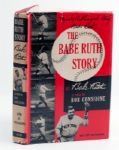 BABE RUTH 1948 SIGNED FIRST EDITION HARDCOVER BOOK "THE BABE RUTH STORY" (PSA/DNA 9)