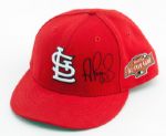 2004 ALBERT PUJOLS ALL-STAR GAME USED AND AUTOGRAPHED CAP