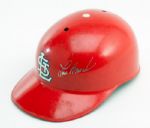 1979 LOU BROCK GAME USED AND AUTOGRAPHED ST. LOUIS CARDINALS BATTING HELMET