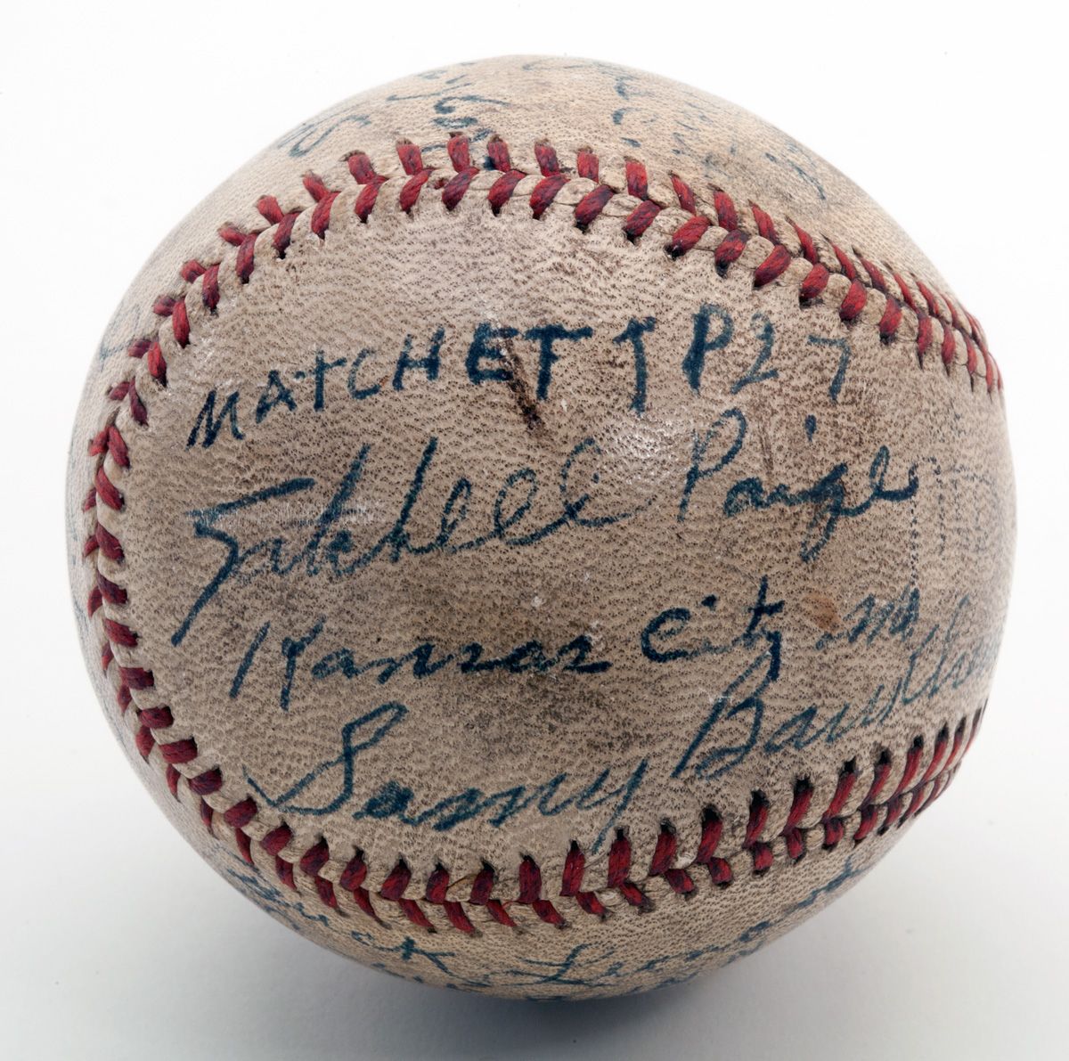Lot Detail - RARE AND SIGNIFICANT 1942 NEGRO LEAGUE AUTOGRAPHED BASEBALL  WITH FOUR HALL OF FAMERS INCL. JOSH GIBSON AND SATCHEL PAIGE (EX-DAVID  WELLS COLLECTION)