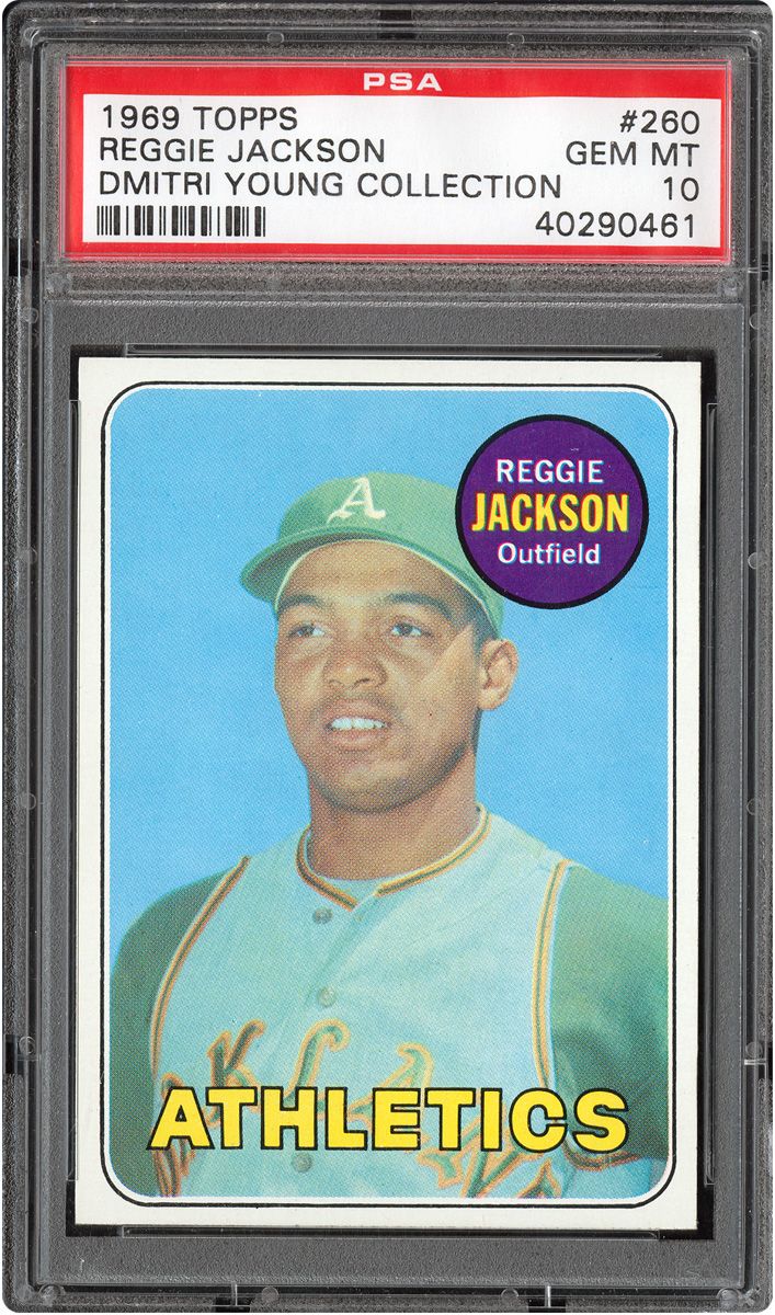 reggie jackson baseball card value