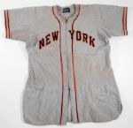 1947 RED KRESS NEW YORK GIANTS GAME WORN ROAD JERSEY