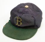 CIRCA 1955 SANDY KOUFAX GAME USED BROOKLYN DODGERS CAP - RARE STYLE WITH EXTRAORDINARY PROVENANCE