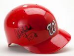 2007 DMITRI YOUNG AUTOGRAPHED WASHINGTON NATIONALS GAME USED BATTING HELMET (LOA FROM DMITRI YOUNG)