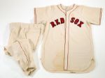 1948-50 BOBBY DOERR BOSTON RED SOX GAME WORN HOME UNIFORM (MEARS A8)
