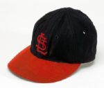 1940S ST. LOUIS CARDINALS PROFESSIONAL MODEL GAME USED CAP