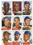 1953 TOPPS BASEBALL NEAR COMPLETE LOW NUMBER RUN (218/220)