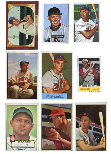 1950S (11) AND 1960S-70S HALL OF FAME LOT OF 20