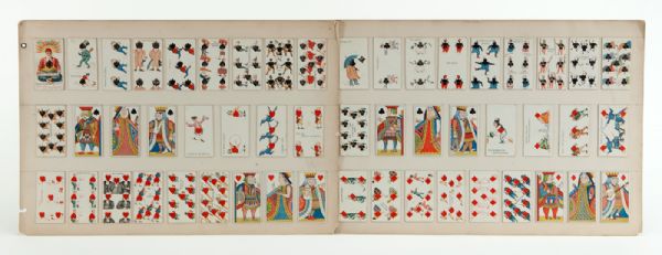 1888 N219 KINNEY HARLEQUIN CARDS (1ST SERIES) COMPLETE SET OF 52