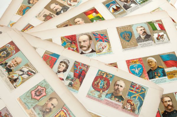 1888 N126 DUKE RULERS, FLAGS, COATS OF ARMS OF ALL NATIONS NEAR SET (50/51)
