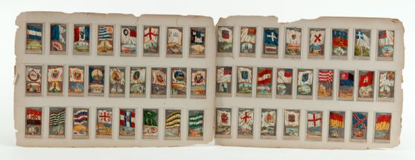 1888 N6 ALLEN & GINTER CITY FLAGS COMPLETE SET OF 50