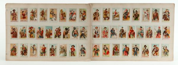 1887 N3 ALLEN & GINTER ARMS OF ALL NATIONS COMPLETE SET OF 50