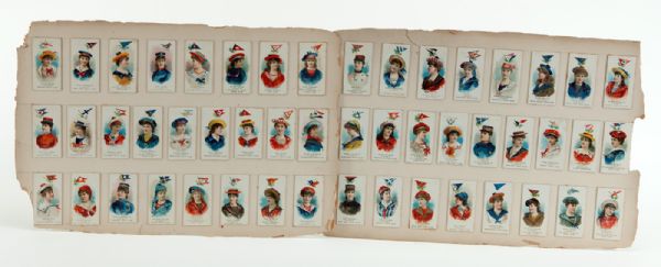 1889 N91 DUKE YACHT COLORS OF THE WORLD COMPLETE SET OF 50